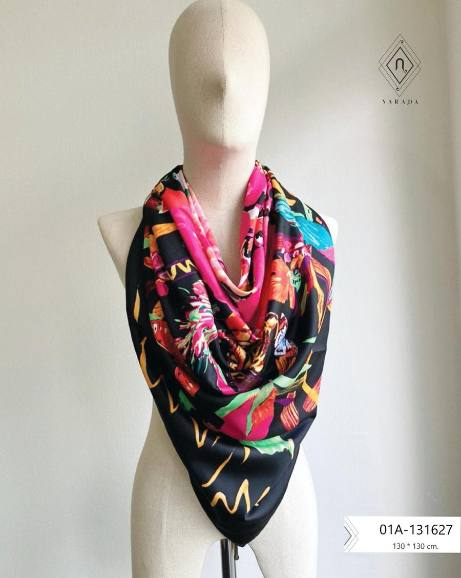 ผ้าพันคอ ผ้าคลุมไหล่ผืนใหญ่ 01A-131627