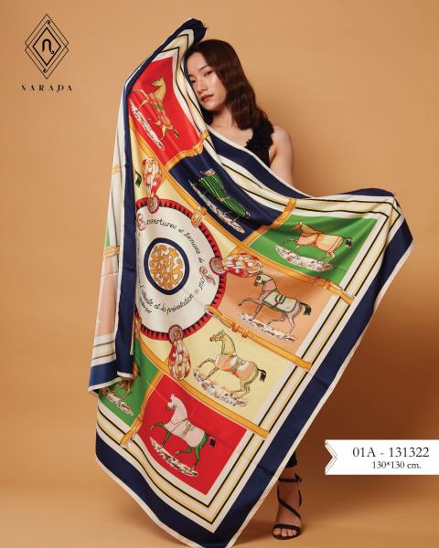 ผ้าพันคอพิมพ์ลาย 01A-131322 