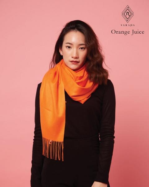 ผ้าพันคอแคชเมียร์ Orange-Juice