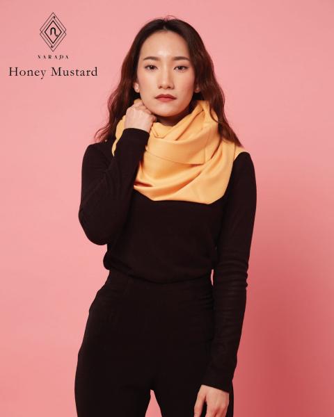 Cashmere Scarf  Honey Mustard