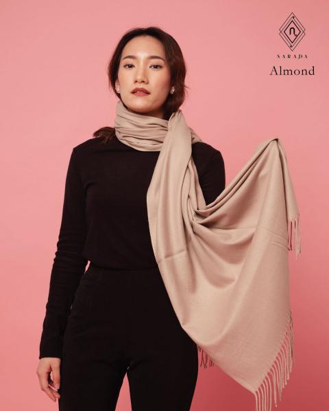 Cashmere Scarf  Almond