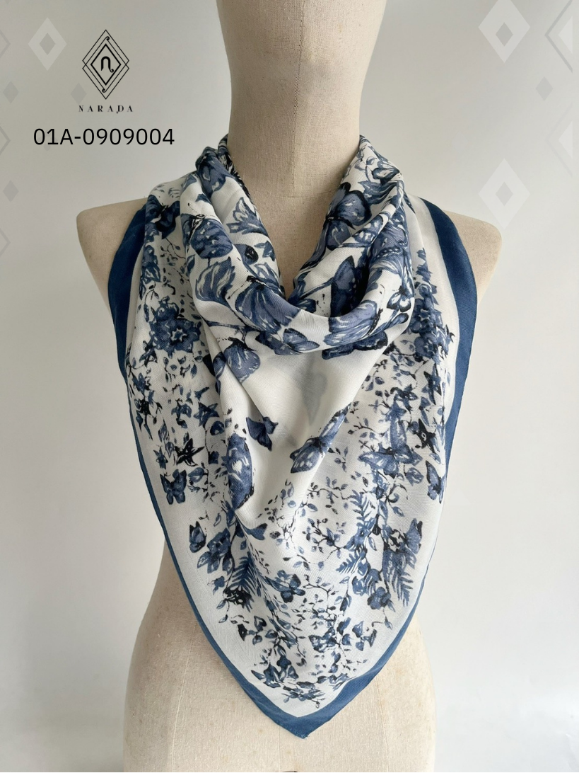 ผ้าพันคอพิมพ์ลาย ไซส์ M - 01A-0909004