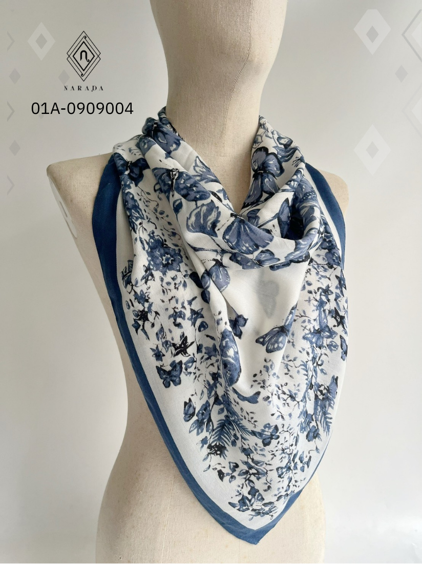 ผ้าพันคอพิมพ์ลาย ไซส์ M  - 01A-0909004