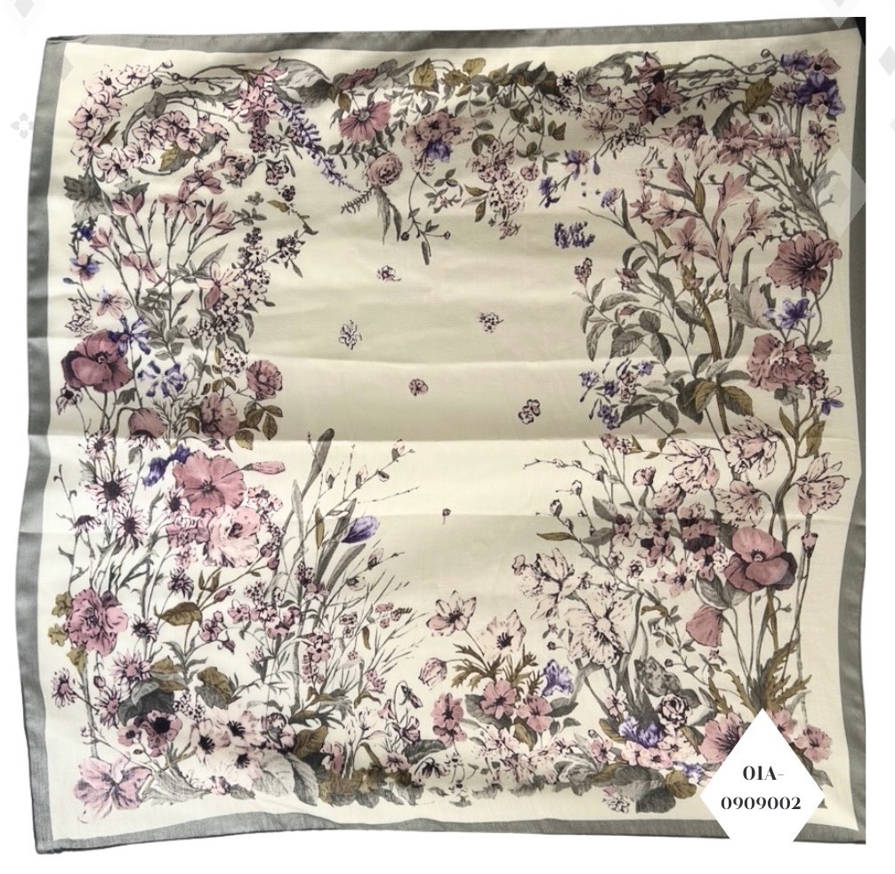 ผ้าพันคอพิมพ์ลาย ไซส์ M  - 01A-0909002