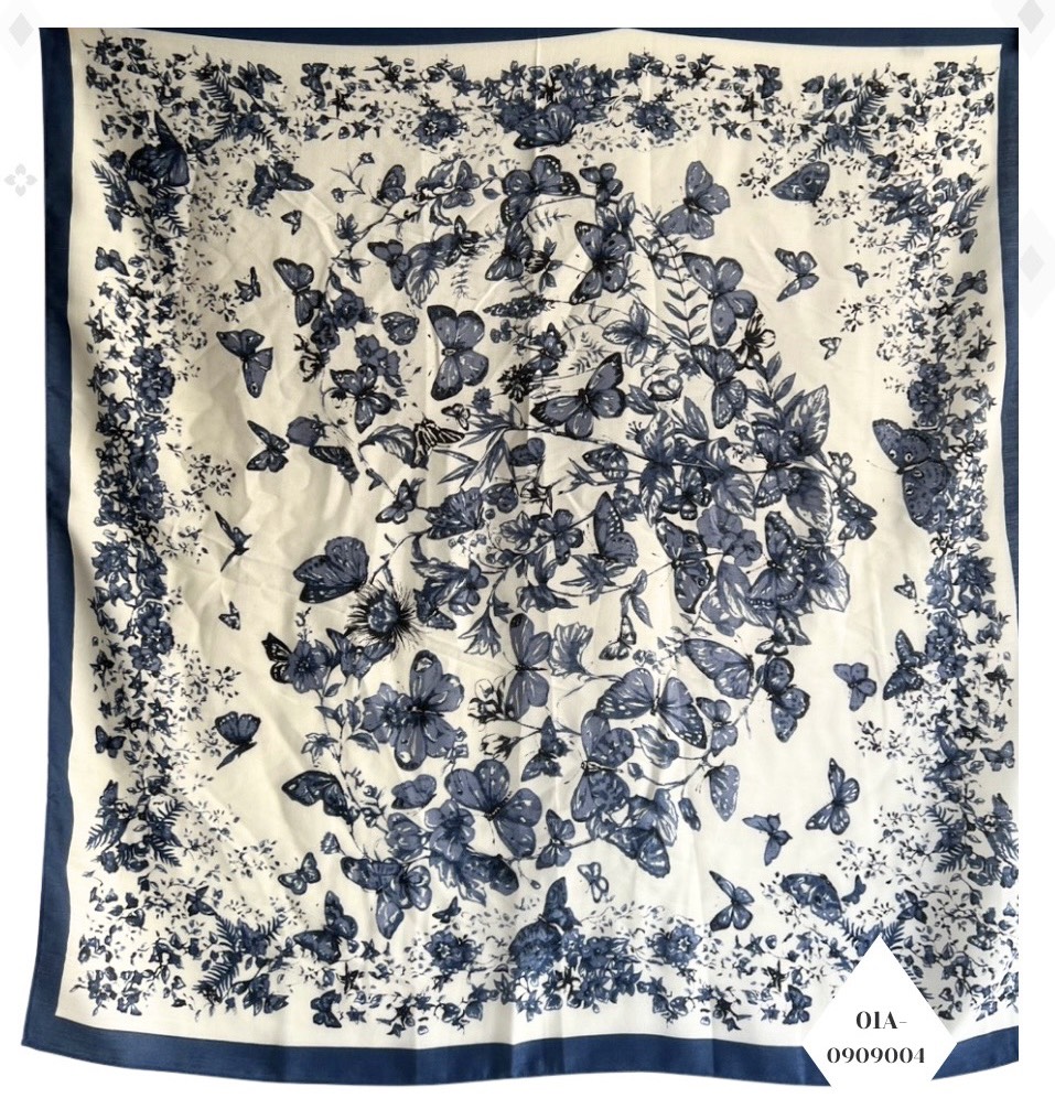 ผ้าพันคอพิมพ์ลาย ไซส์ M  - 01A-0909004