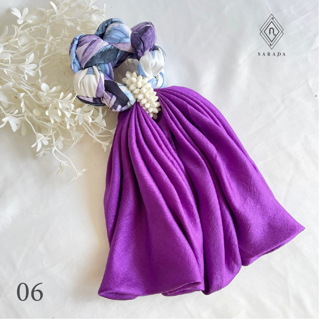 พวงมาลัยผ้าพันคอ พวงมาลัยผ้าคลุมไหล่ MN7