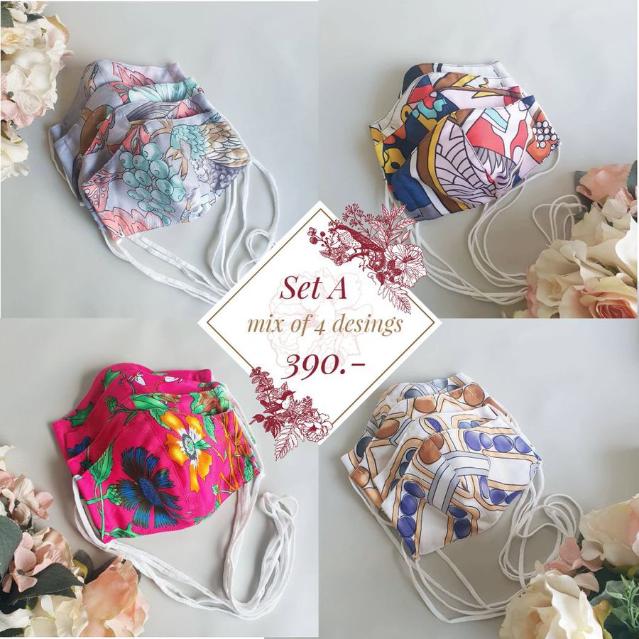 เซทหน้ากากอนามัยผ้า For Her Set A