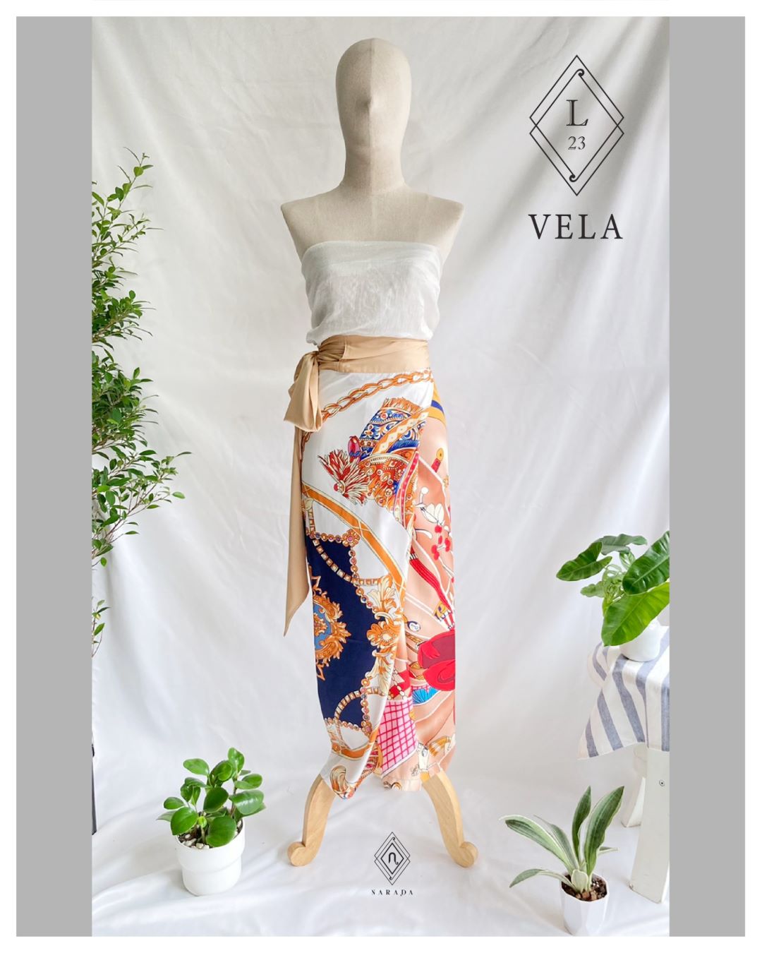 กางเกงผ้า Vela by Narada L23
