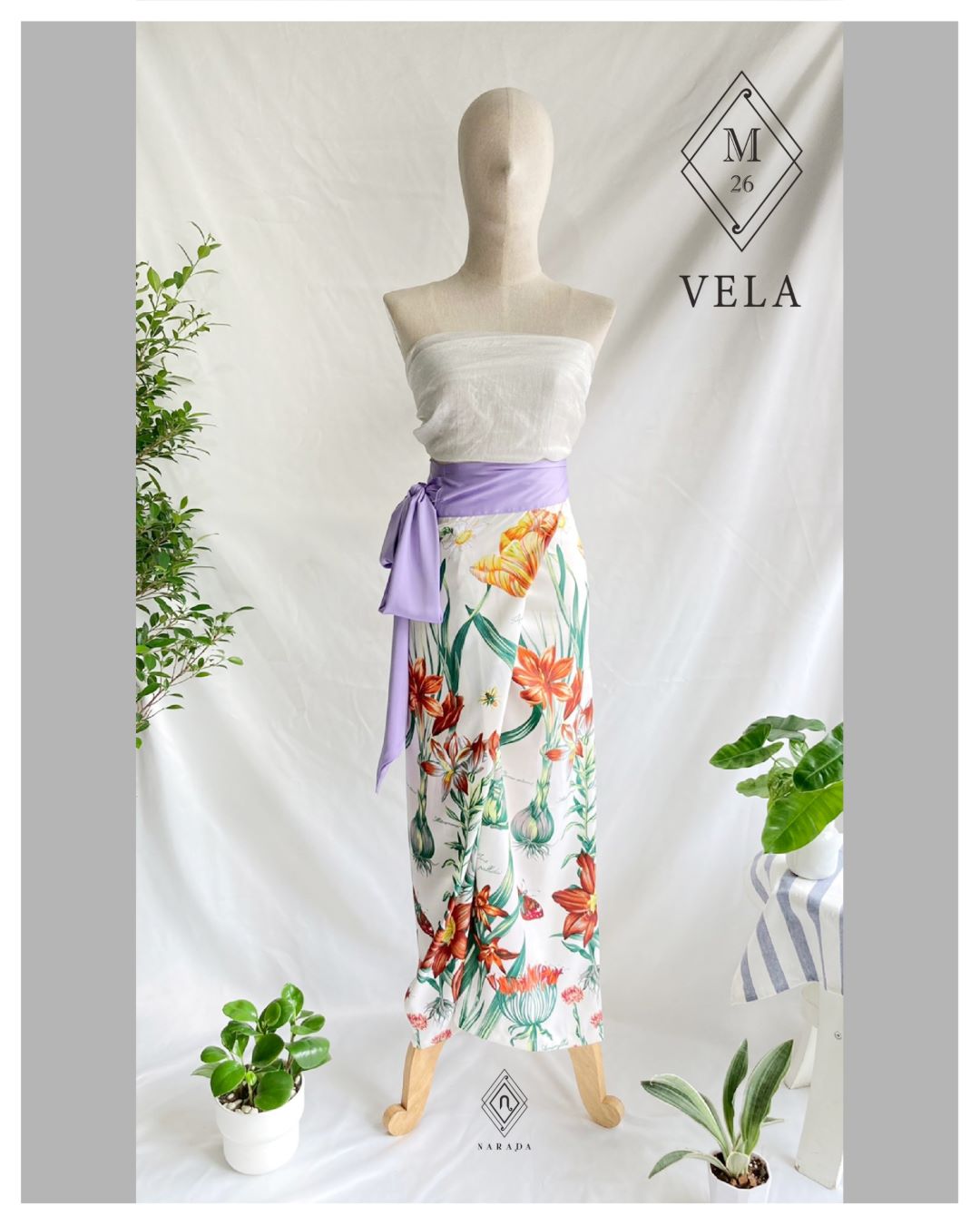 กางเกงผ้า Vela by Narada M26