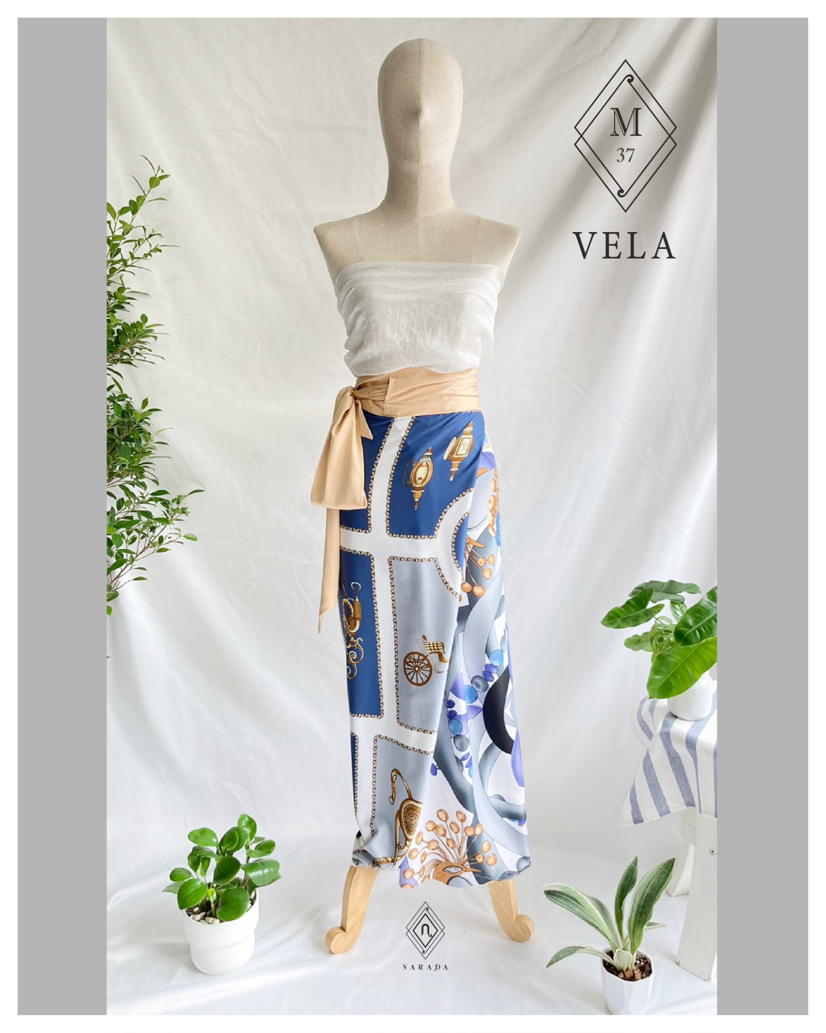 กางเกงผ้า Vela by Narada M37