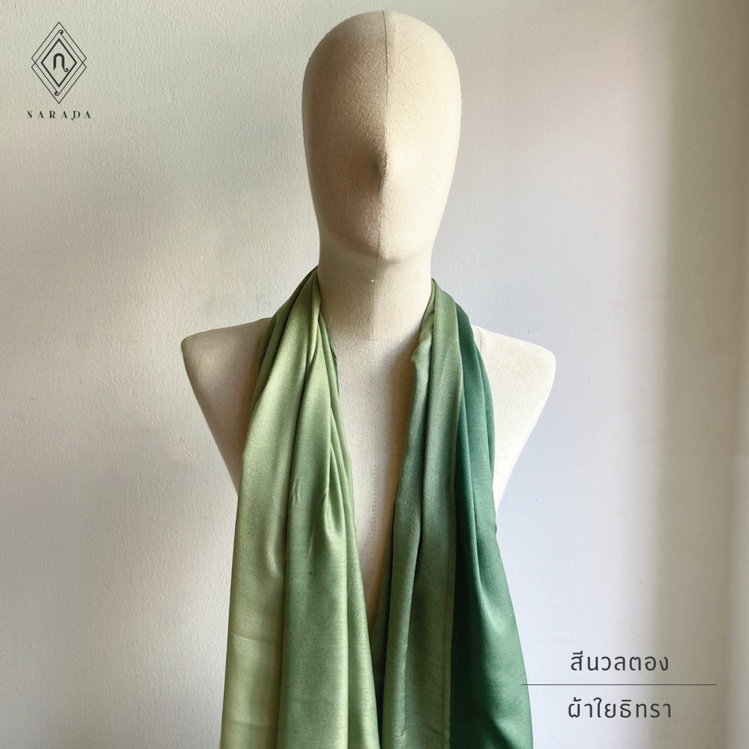 Scarf and Shawl_Titra 4 color : Green and Lime